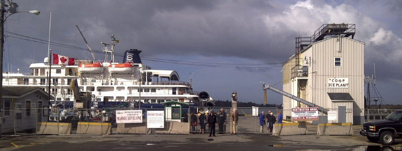 Cruise Ship dicked at Port of Yarmouth